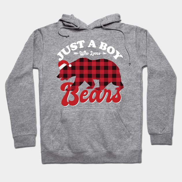 Just a boy who loves Bears Hoodie by Eteefe